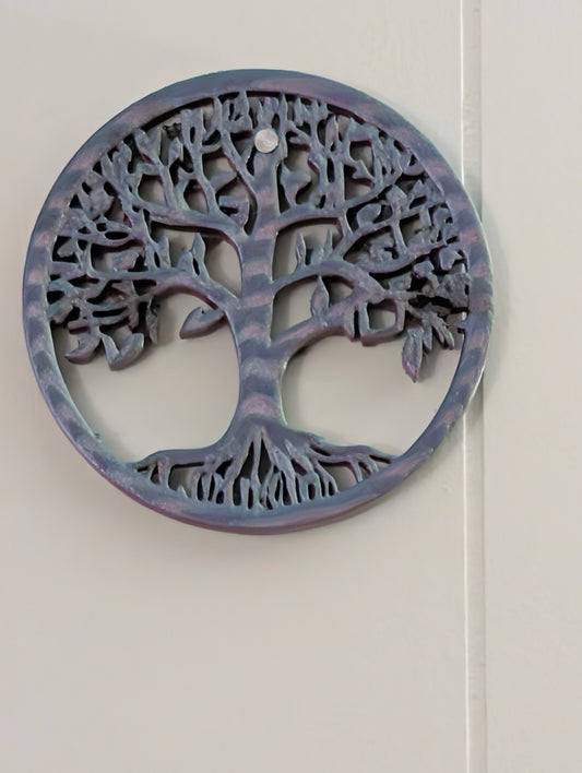 "Tree of Life wall decor with intricate cutout design"

"Spiritual Tree of Life wall hanging for home or office"

"Rustic boho Tree of Life wall art for meditation space"

"Nature inspired Tree of Life wall accent decor"

"Handcrafted Tree of Life wall decoration gift idea"